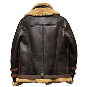 Fall Winter <b>Men</b> Genuine Leather High Street <b>Jacket</b> Best Quality Eco-Friendly Durable - Product Image 2