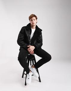 Chaqueta de Motociclista Impermeable con Cuello en V para Hombre, Modelo 2026, Estilo Urbano, con Cierre y Hebilla, Abrigo Cálido para Invierno - Product Image 3