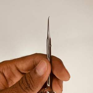 Professional <b>Nail</b> Scissors Finish Polish Stainless Steel Sharp Curved Point Manicure Cuticle Scissor <b>Nail</b> Pro Scissor For Beauty - Product Image 1