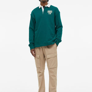 Conjunto de chándal cortavientos con cremallera superior de 2 piezas de nailon ligero con diseños personalizados para hombre Servicio OEM informal para temporadas de invierno - Product Image 1