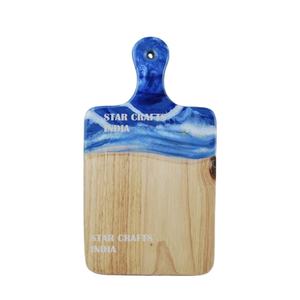 Vente en gros de planche à dessert en résine d'acacia planche de service pour charcuterie pâtisserie comptoir de cuisine organisateur d'aliments placements tampon à découper - Product Image 1