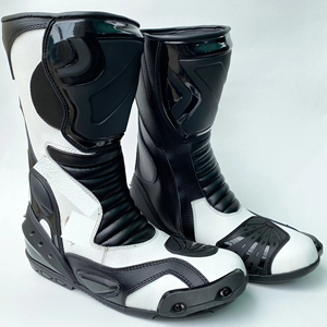 Pakistan Made 100% Genuine Leather Motorbike <b>Shoes</b> for Men / Custom Design Comfortable Motorbike <b>Shoes</b> - Product Image 5