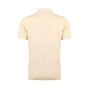 Novedad de verano personalizada, camisetas polo de manga corta con solapa corta hueca para hombre, camisetas polo de algodón y poliéster, precio de fábrica liso - Product Image 2