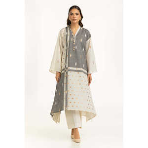 Ensemble coordonné en tissu jacquard teinté IUSTTS-1080, style bohème chic, en tissu chiffon - Product Image 5