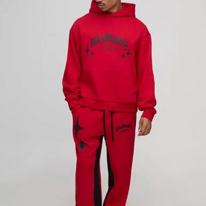 ชุดวอร์มผ้าสักหลาดมีฮู้ดสำหรับผู้ชายชุดวอร์มเนื้อผ้าระบายอากาศได้ดีและใส่สบายออกแบบได้ตามต้องการทั่วโลก - Product Image 1