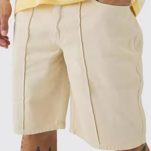 2025 shorts pour hommes personnalisés de haute qualité 100% coton polaire sérigraphie avec patch brodé Shorts - Product Image 1