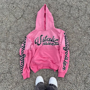 500gsm Finch Garment Acid Wash La mejor fabricación de ropa Bordado Sudadera con capucha 2025 Oversize Trendy Design Vintage Hoodie - Product Image 4