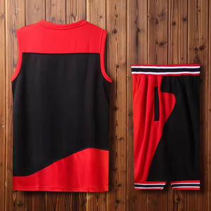 Uniformes de basket-ball unisexe légers respirants de haute qualité à séchage rapide personnalisables ensembles pour adultes grande taille 100% polyester personnalisés - Product Image 4