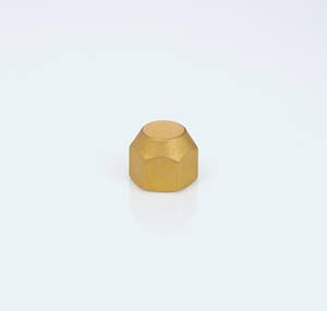 Tuerca Muerta BrassBlizz 5/16, Rosca 1/2-20, 45 °   Tapón SAE, Tapón de Sellado de Latón de 1200 PSI para Refrigeración HVAC - Product Image 5