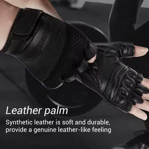 Venta al por mayor personalizado medio dedo deportes gimnasio guantes estilo caliente para hombres y mujeres antideslizante Fitness ciclismo guantes - Product Image 2