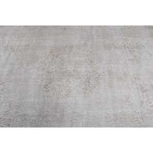 พรมตุรกีขนาดใหญ่ 6.6x10.1 ฟุต พรมขนสัตว์ลายดอกไม้สีขาวสไตล์วินเทจ - Product Image 5
