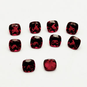 โกเมนธรรมชาติ 5 มม.เบาะด้าน 0.8 cts Iroc ขายคุณภาพสูงสีแดงโกเมนหลวมอัญมณีผู้ผลิตผู้ผลิตผู้ส่งออก - Product Image 2