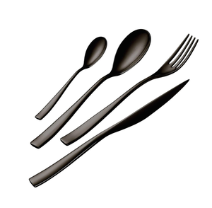 Reusable Mirrored Steel Dessert Spoon Set Luxury Dinnerware Dessert Spoon 5 Pieces Best Price - Product Image 2