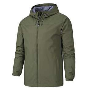 Vestes coupe-vent pour hommes de haute qualité conçues sur mesure grande taille fermeture éclair complète pour l'hiver utilisation en plein air en gros - Product Image 5