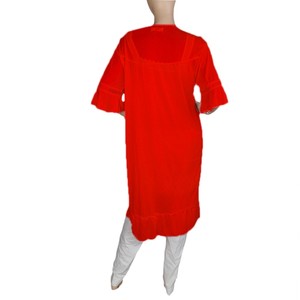 Ensemble de Nuisette en Soie pour Femme 2 Pièces - Taille Unique - Rouge - Product Image 4