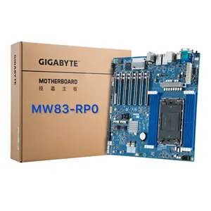 새로운 기가 바이트 마더 보드 MW83-RP0 인텔 제온 W-3400 단일 CPU 서버 마더 보드 DDR5 메모리 CEB 양식 AST2600 그래픽