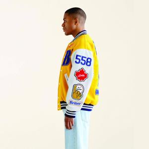 แจ็คเก็ตเบสบอล2024เลตเทอร์แมนแจ็คเก็ตบอมเบอร์ - Product Image 4