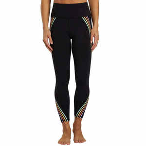 Leggings moldeadores de cintura alta, tela suave, elástica, transpirable, sin costuras, de compresión, para gimnasio y yoga. - Product Image 1