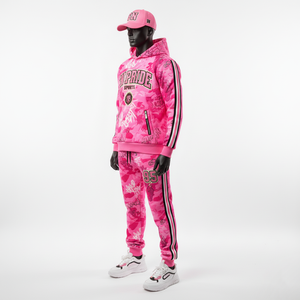 ชุดวอร์มมีฮู้ดผู้ชายลำลอง แฟชั่นทรงปกติ สวมใส่สบาย ระบายอากาศดี ปักลาย ผ้าฝ้าย 100% - Product Image 3