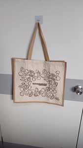 Sacs fourre-tout en toile personnalisés en coton durable pour un transport quotidien Réutilisable Écologique pour les courses Épicerie Plage Usage personnel Promotionnel - Product Image 2