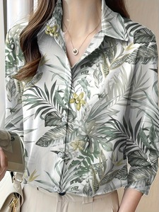 New Stylish Long Sleeves Breathable Women's Shirts Custom Casual High Quality Shirts 100% Organic Cotton Wholesale Shirt - Product Image 5