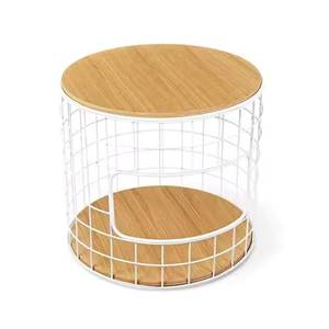 Tabouret en métal en treillis métallique noir - Product Image 3