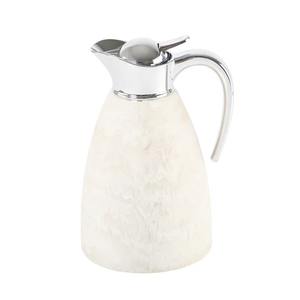 กาน้ำชาหรูหราทำมือจากเปลือกหอยมุก เป็นมิตรกับสิ่งแวดล้อม ปลอดสารพิษ ใช้กับเครื่องล้างจานได้ ปรับแต่งได้ ดีไซน์แบบอาหรับ สำหรับตกแต่งบ้านในช่วงเทศกาลอีดและรอมฎอน - Product Image 1