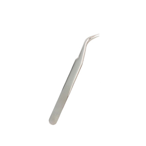 Pince à cils professionnelle personnalisée à bout pointu en acier inoxydable durable de 10mm de qualité supérieure Offre Spéciale la beauté vente en gros - Product Image 3