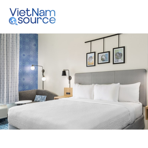 Conception complète du projet The Choice Hotel Factory Direct Custom OEM ODM in Hardwood CaseGoods Top King Bed Frame Hotel Bedroom Sets - Product Image 2