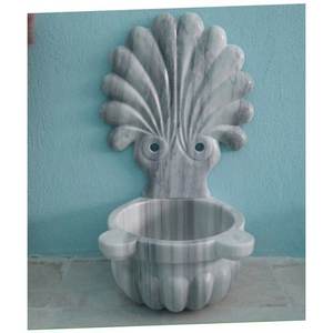 HAMAM KURNASA Sculpture ottomane Kurna en marbre et fontaine en marbre - Product Image 4