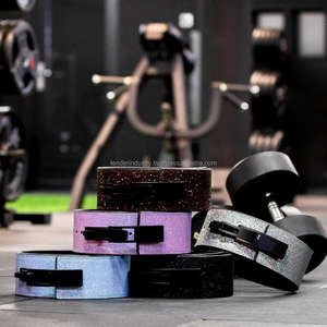 Cinturón de levantamiento de pesas de cuero vacuno con purpurina personalizado de 10 mm con hebilla de palanca, cinturón de gimnasio de alta resistencia para soporte de espalda en powerlifting - Product Image 6