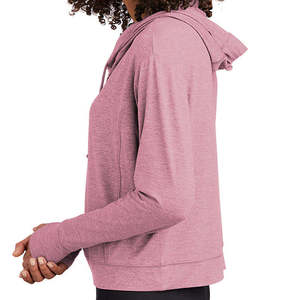 Sweats à capuche pour femmes à quantité minimale de commande bas Sweats à capuche pour femmes de couleur unie respirante de haute qualité à vendre - Product Image 5