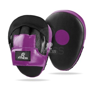 Pads de frappe pour arts martiaux avec design incurvé, idéaux pour le MMA, la boxe, le karaté, le taekwondo, rembourrage en mousse épaisse pour l'absorption des chocs - Product Image 1
