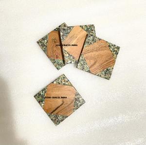 Posavasos de resina OEM, alfombrilla para platos al por mayor, posavasos de resina epoxi de silicona de forma irregular, posavasos para hacer tazas a una tarifa mayorista asequible - Product Image 5