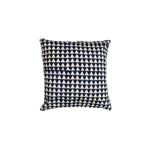 Set 3 Modern Geometric Digital Print Cushion Covers 16x16 Black <b>White</b> Triangle Pattern Throw Pillow Covers for Home High Square - Product Image 2