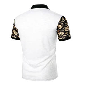 Tendance Unique Floral Design Premium Qualité 100% Coton Tricoté Respirant Hommes Manches Longues pour T-Shirt Conception Personnalisée - Product Image 3