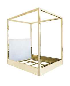 Lit en fer forgé/lit en cristal Transparent acrylique Design de luxe/cadre de lit transparent en acrylique design moderne lit Transparent en acrylique - Product Image 6