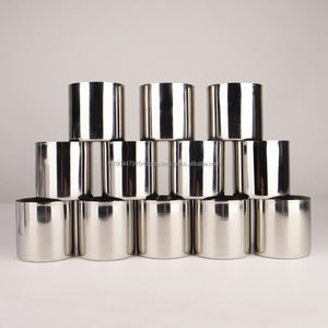 <b>Bulk</b> Sale Handmade Luxury Silver Metal Jar <b>Candle</b> For Home Wedding Decor - Product Image 5