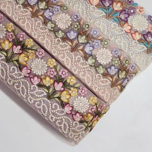 Offre Spéciale vente en gros de tissu de broderie de vêtements de style de mode fabrication de tissus brodés de vêtements de mariage - Product Image 1