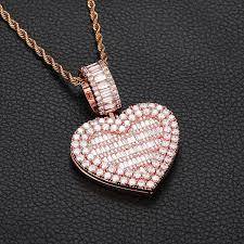 Colgantes de letras de rapero de Hip Hop hechos a medida con diamante GIA certificado Unisex en oro de 10K/14K - Product Image 3