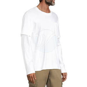 2024เสื้อยืดสองชั้นของผู้ชายขายดีที่สุดผู้ผลิตมืออาชีพดีไซน์ใหม่ - Product Image 3