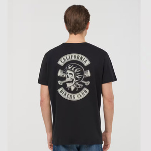 Ropa de calle de verano para hombre, camiseta blanca de algodón, camiseta con serigrafía gráfica con logotipo personalizado para hombre, camiseta personalizada - Product Image 2