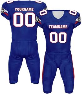 Maillots de football américain à manches courtes personnalisés ensemble de vêtements de football américain, y compris l'uniforme - Product Image 2