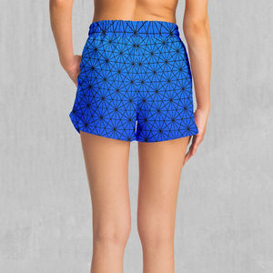 Nouveaux shorts personnalisés de haute qualité pour femmes Shorts de gym avec impression par sublimation à séchage rapide et taille haute pour femmes - Product Image 2
