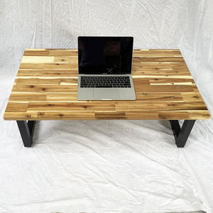 ม้านั่งพับได้สไตล์อินดัสเทรียล ขนาด 100x60 ซม. ไม้สัก หนา 25 มม. รุ่น SGD008 - Product Image 4