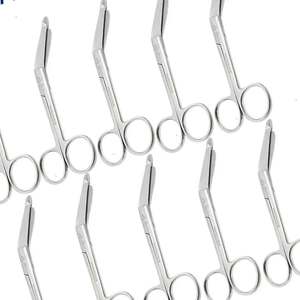 Ensemble d'instruments dentaires, ciseaux chirurgicaux, ciseaux à pansements Lister, 145 cm, acier inoxydable, instruments médicaux manuels autoclavables pour - Product Image 2