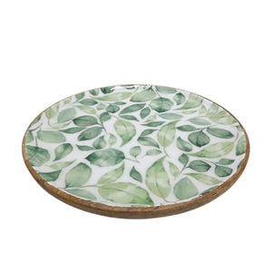 Marbre blanc de qualité supérieure en gros en vrac forme ronde dîner assiette de service à la main personnalisé en vrac - Product Image 4