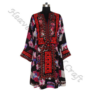 BDR061 Vintage Afghani Kuchi Dress Tribal <b>Beaded</b> With Coin Tassels Dress Bohemian Unique Dress Vintage Handmade Bohemian Banjara - Product Image 5