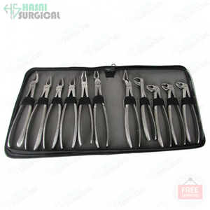 Juego de fórceps de extracción de dientes Fórceps de extracción dental de cirugía oral Kit de fórceps de dientes de dentista profesional - Product Image 5