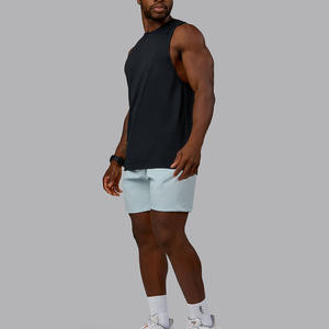 Los mejores pantalones cortos informales de longitud media para hombre tejido de punto transpirable Forest Sky Ride Fit estilo delgado fábrica al por mayor al mejor precio - Product Image 2